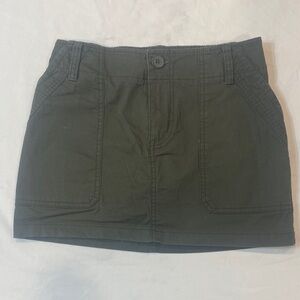 Wild Fable Dark Green Mini Skirt